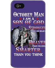 Load image into Gallery viewer, October Man Son Of God Birthday Meaningful Gift For Men Phone case