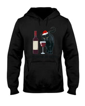 Load image into Gallery viewer, Cat Drink And Be Merry Meaningful Gift For Women Hoodie