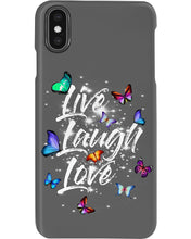 Load image into Gallery viewer, Butterfly Live Laugh Love Gift For Lover Phone case
