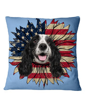 Load image into Gallery viewer, English Cocker Spaniel US Sunflower Gift For Dog Lovers Pillow Cover