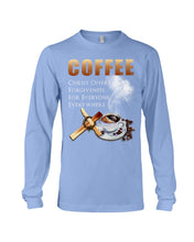 Load image into Gallery viewer, Coffee Christ Offers Forgiveness For Everyone Everywhere Unisex Long Sleeve
