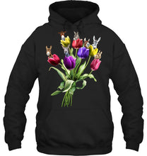 Load image into Gallery viewer, Vintage Funny Donkey With Tulip Trending For Donkey Lovers Hoodie