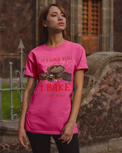 Load image into Gallery viewer, If I Like You I Bake For You Unique Custom Design Guys Tee