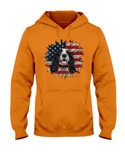 Load image into Gallery viewer, English Cocker Spaniel US Sunflower Gift For Dog Lovers Hoodie