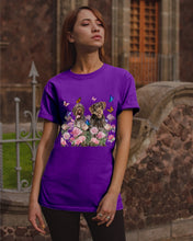 Load image into Gallery viewer, German Wirehaired Pointer With Peonies Gift For Dog Lovers Guys Tee