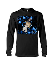 Load image into Gallery viewer, Lovely Phone Case Twinkling Blue Heart Gift For Goat Lovers Unisex Long Sleeve