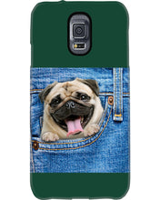 Load image into Gallery viewer, baby Pug In Denim Pocket Gift For Dog Lovers Phone case