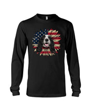 Load image into Gallery viewer, English Cocker Spaniel US Sunflower Gift For Dog Lovers Unisex Long Sleeve