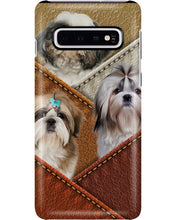 Load image into Gallery viewer, Three Cute Shih Tzu In Bag Gift For Dog Lovers Phone case