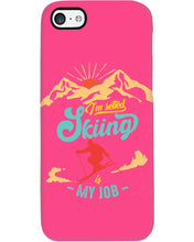 Load image into Gallery viewer, I'm Retired Skiing Is My Job Mountainous Terrain Phone case