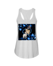 Load image into Gallery viewer, Lovely Phone Case Twinkling Blue Heart Gift For Goat Lovers Ladies Flowy Tank