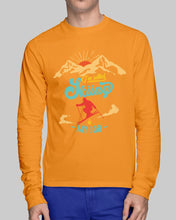 Load image into Gallery viewer, I'm Retired Skiing Is My Job Mountainous Terrain Unisex Long Sleeve