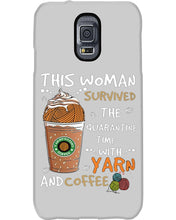 Load image into Gallery viewer, The Quarantine Time With Yarn And Coffee Gift For Women Phone case