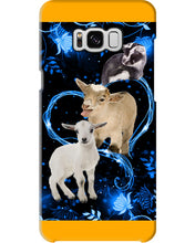 Load image into Gallery viewer, Lovely Phone Case Twinkling Blue Heart Gift For Goat Lovers Phone case