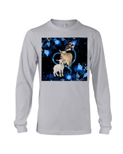 Load image into Gallery viewer, Lovely Phone Case Twinkling Blue Heart Gift For Goat Lovers Unisex Long Sleeve