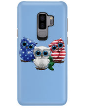 Load image into Gallery viewer, Lovely Phone Case Three Owl With US Flag Gift For Owl Lovers Phone case