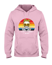 Load image into Gallery viewer, I Do What I Want Skull Sunflower Special Custom Design Hoodie