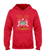 Load image into Gallery viewer, This Girl Loves Halloween Gift For Girls Hoodie