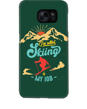 Load image into Gallery viewer, I'm Retired Skiing Is My Job Mountainous Terrain Phone case
