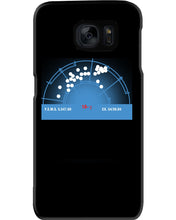 Load image into Gallery viewer, Pinpoint The Location In The Space Blue Phone case