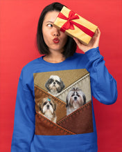 Load image into Gallery viewer, Three Cute Shih Tzu In Bag Gift For Dog Lovers Sweatshirt