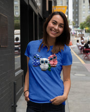 Load image into Gallery viewer, Lovely Phone Case Three Owl With US Flag Gift For Owl Lovers Ladies Tee
