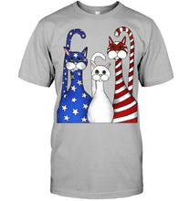 Load image into Gallery viewer, Cat Happy America Independence's Day Special Custom Design Guys Tee