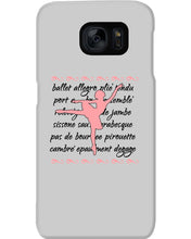 Load image into Gallery viewer, Ballet Words Pink Pattern Gift For Ballet Dancer Phone case