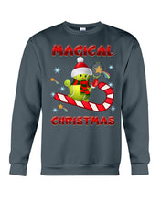 Load image into Gallery viewer, Tennis Players Magical Christmas Snowman Gift For Women Sweatshirt