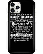 Load image into Gallery viewer, Shes Stubborn Messy And A Brat At Times Black Gift For Husband Phone case