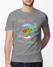 Load image into Gallery viewer, Vintage Funny Stay Out Of My Bubble Gift For Turtle Lovers Guys Tee