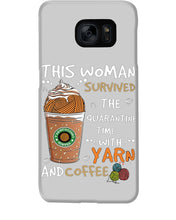 Load image into Gallery viewer, The Quarantine Time With Yarn And Coffee Gift For Women Phone case