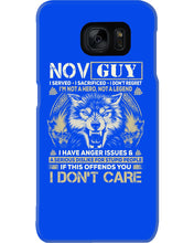 Load image into Gallery viewer, November Guy I Am Not A Hero Not A Legend I Have Anger Issues Birthday Gift Phone case