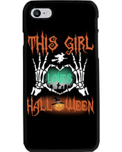Load image into Gallery viewer, This Girl Loves Halloween Gift For Girls Phone case