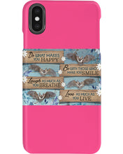 Load image into Gallery viewer, Do What Makes You Happy With Bats Gift For Girls Phone case