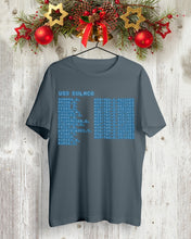 Load image into Gallery viewer, Pinpoint The Location In The Space Blue Guys Tee