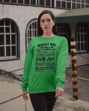 Load image into Gallery viewer, August Girl Has Tattoos Pretty Eyes Thick Thighs For Birthday Gift Unisex Long Sleeve