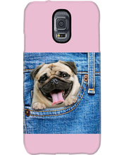 Load image into Gallery viewer, baby Pug In Denim Pocket Gift For Dog Lovers Phone case