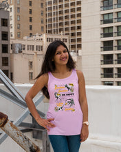 Load image into Gallery viewer, My Only Sunshine Make Me Happy Special Custom Design Ladies Flowy Tank