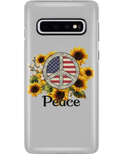 Load image into Gallery viewer, Peace Sign Sunflower Birthday Gift For Girls Phone case