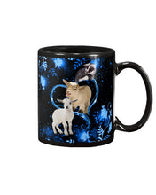 Load image into Gallery viewer, Lovely Phone Case Twinkling Blue Heart Gift For Goat Lovers Mug