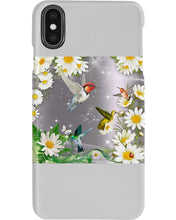 Load image into Gallery viewer, Hummingbird With English Daisy Gift For Birds Lovers Phone case