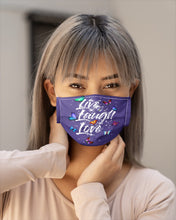 Load image into Gallery viewer, Butterfly Live Laugh Love Gift For Lover Cloth Face Mask