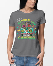 Load image into Gallery viewer, Just A Mother-in-law Who Loves Camping Trending Ladies Tee