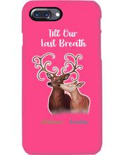 Load image into Gallery viewer, Custom Name Deers Gift For Boyfriend Till Our Last Breath Phone case