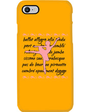 Load image into Gallery viewer, Ballet Words Pink Pattern Gift For Ballet Dancer Phone case