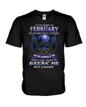 Load image into Gallery viewer, They Are A Reminder Of Time When Life Try To Break Me Gift For February Men Guys V-Neck