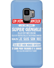 Load image into Gallery viewer, Je Suis Un Homme Chanceux J'ai Line Femme Custom Design Je Suis Son Roi Phone case