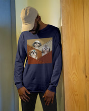 Load image into Gallery viewer, Three Cute Shih Tzu In Bag Gift For Dog Lovers Unisex Long Sleeve