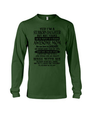 Load image into Gallery viewer, A Stubborn Daughter Of January Freaking Awesome Mom For Birthday Gift Unisex Long Sleeve
